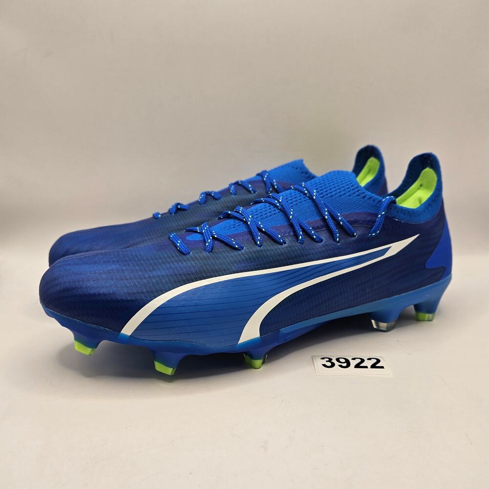 PUMA WOMEN'S 10 ULTRA ULTIMATE FG/AG SOCCER CLEATS BLUE 107507-03 NWOB